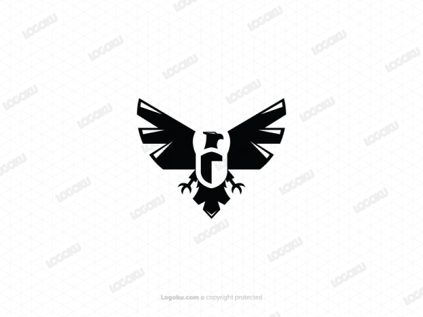 Logo Faucon Ou Aigle De Sécurité
