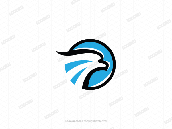 Blauer Himmelsadler-Logo