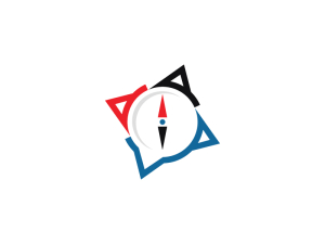 Mensaje Brújula Logotipo