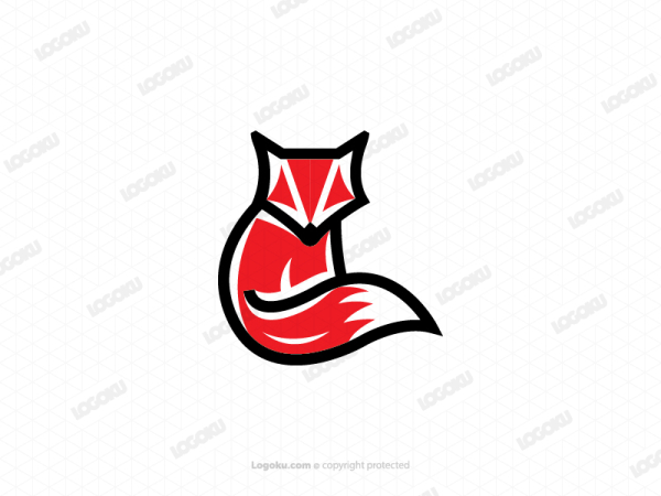 Amazing Red Fox Logo