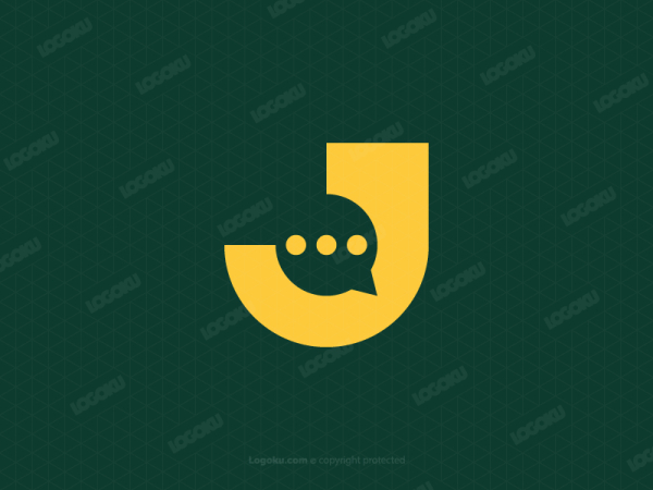 Letter J Chat Logo