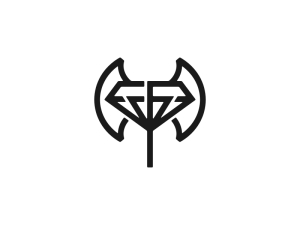 Diamant-Axt-Logo