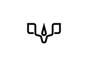 Logotipo Exclusivo De Cabeza De Rinoceronte