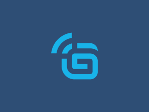 Buchstabe G Wifi-Logo