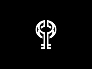 شعار رمز حلقة رمز المفتاح
