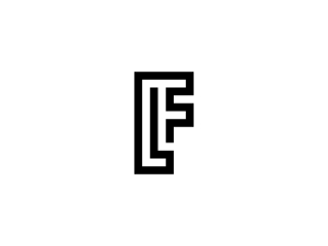 Logotipo Inicial Lf Letra Fl