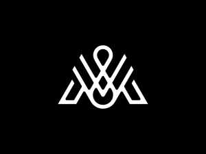 M Initial Infiniti Symbol Logo