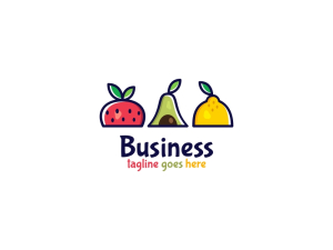 Logotipo De Frutas Frescas