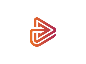 Logotipo De Medios De Comunicación De Flecha