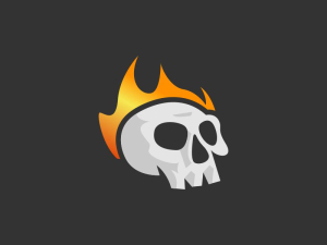 Skull Head Logo