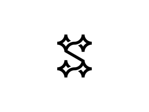 Monogramme étoile S Initial