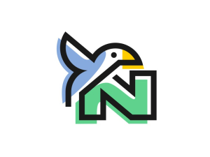 Logotipo Del Pájaro N