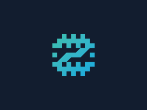 Letter Z Chip Logo