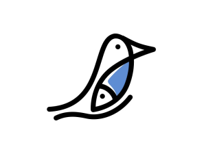 Logotipo De Pez Pájaro