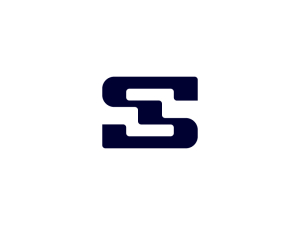 Logo Minimaliste Initial S