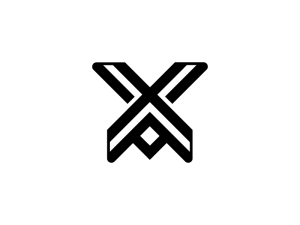 Lettre X Ou Xa Logo
