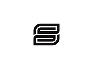 Logotipo Geométrico Inicial S
