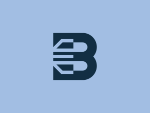 Logotipo De Tecnología De Letra B