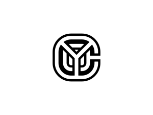 Yc-anfangs-cy-brief-identitätslogo