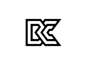 Lettre Cb Cb Identité Initiale Logo