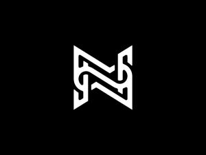 I-buchstabe Infinity Ikonisches Logo