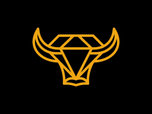 Logo De Diamant De Taureau