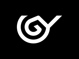 Buchstabe Gy Einfaches Logo