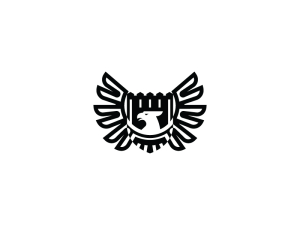 Logotipo Del águila Del Escudo Del Castillo