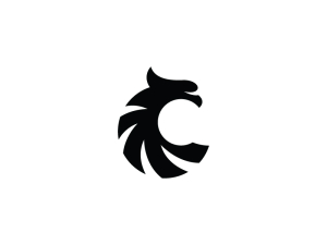 Un Logotipo De Fénix Negro