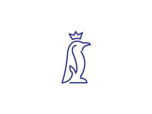 Logotipo Del Pingüino Rey