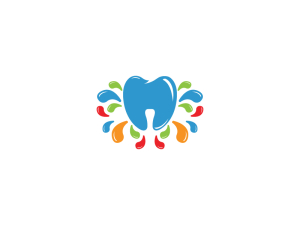 Colorful Tooth Logo