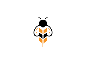 Logo D'abeille De Ferme