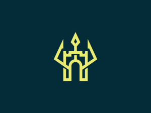 Modernes Trident Castle-logo