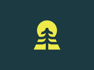 Logotipo Del árbol De Ojo De Cerradura