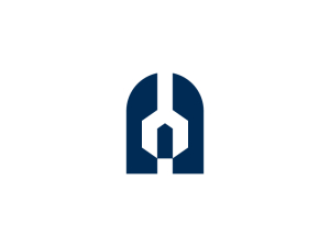 Einzigartiges Schraubenschlüssel-logo Mit Buchstabe A