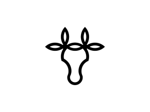 Logotipo De La Cabeza De Girafe