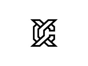 Buchstabe Cx, Erstes Xc-typografie-logo