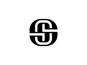 Lettre Ss Initiale S Typographie Logo