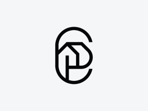 Logotipo De La Casa Inicial Cp O Pc