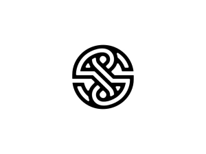 Logo D'identité Lettre S Infinity