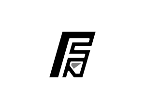 شعار هوية حرف F الماسي