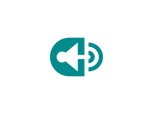 Modernes Sound-c-letter-logo