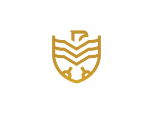 Shield Golden Eagle Logo