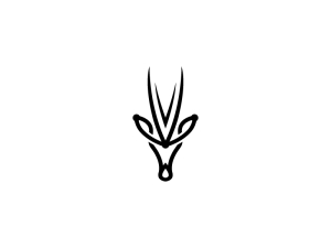 Kopf Schwarzes Oryx-Logo