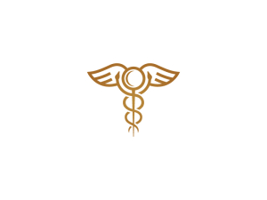 Logotipo De La Serpiente Médica De Investigación
