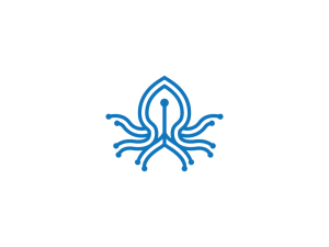Kraken-Logo Cooles Oktopus-Logo