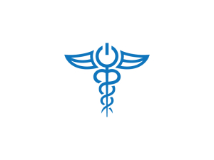 Power Ascelpius Medical Serpent Logo