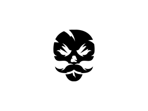 Logo de crâne de gentleman
