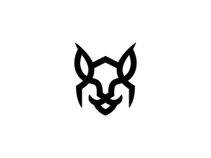 Logo Lynx Noir Chat Sauvage