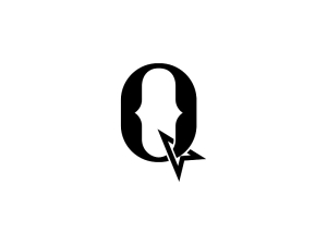 Letra de flecha Q